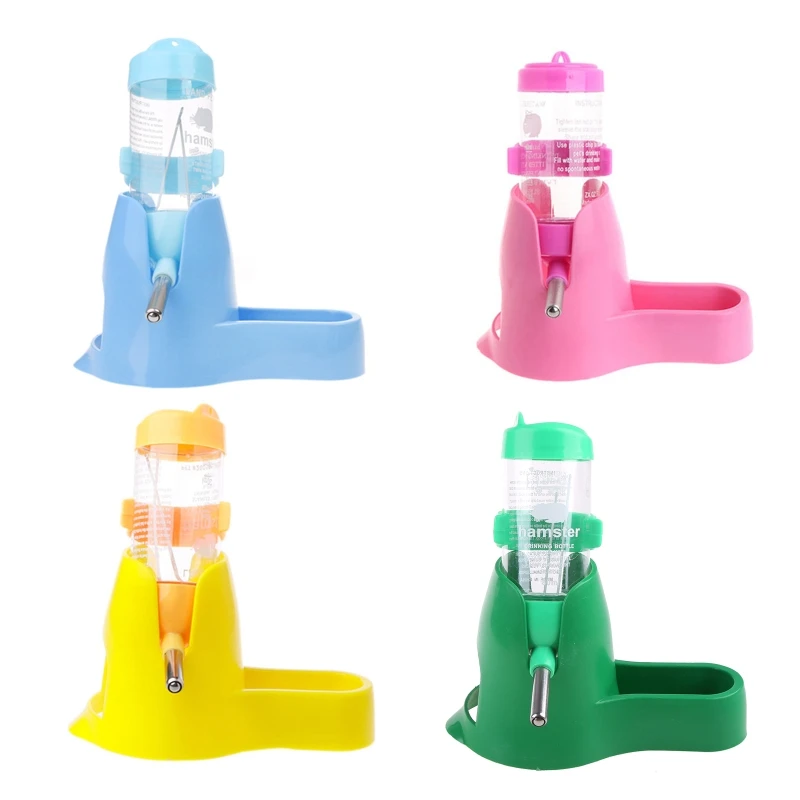 

3 in 1 Bowl Base 80ML Automatic Water Dispenser Hanging for Small Animals