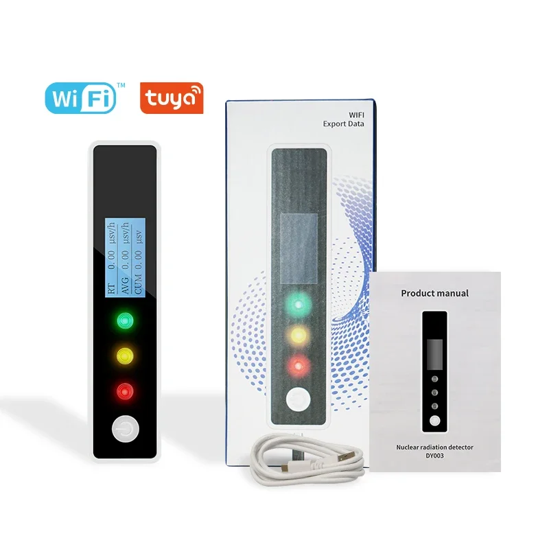 

Детектор ядерного излучения в виде ручки счетчик Гейгера личный дозиметр детекторы с WIFI приложения TUYA Beta Gamma рентгеновский тестер