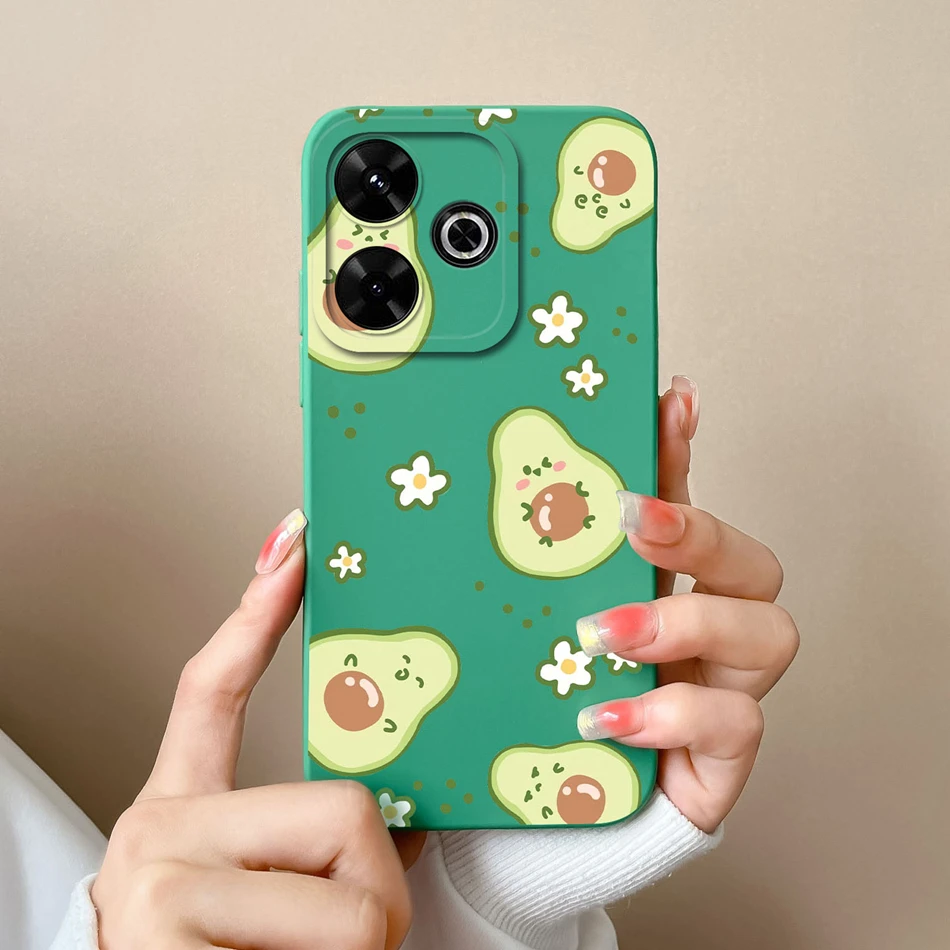 Cute Dinosaur Soft Liquid Silicone Shockproof Phone Case with Camera Protector