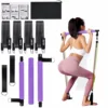 Portable Yoga Pilates Bar Stick with Resistance Band Home Gym Muscle Toning Bar Fitness Stretching Sports Body Workout Exercise 2