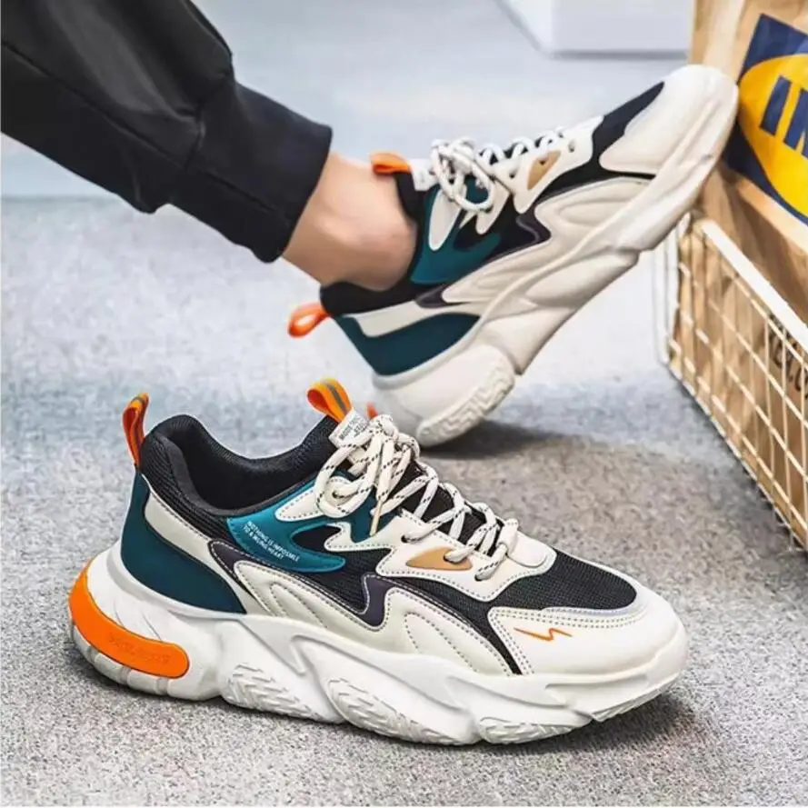 

Luxury Men Casual Shoes Trainers Men Platform Sneakers Mens Vulcanized Sports Shoes Fashion Male Chunky Shoes Zapatos Hombre