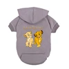 Lion King Dog Hoodie - Cute Simba Nala Puppy Sweater for Small Breed Dogs - Blue Fleece Pet Clothes Outfit 2