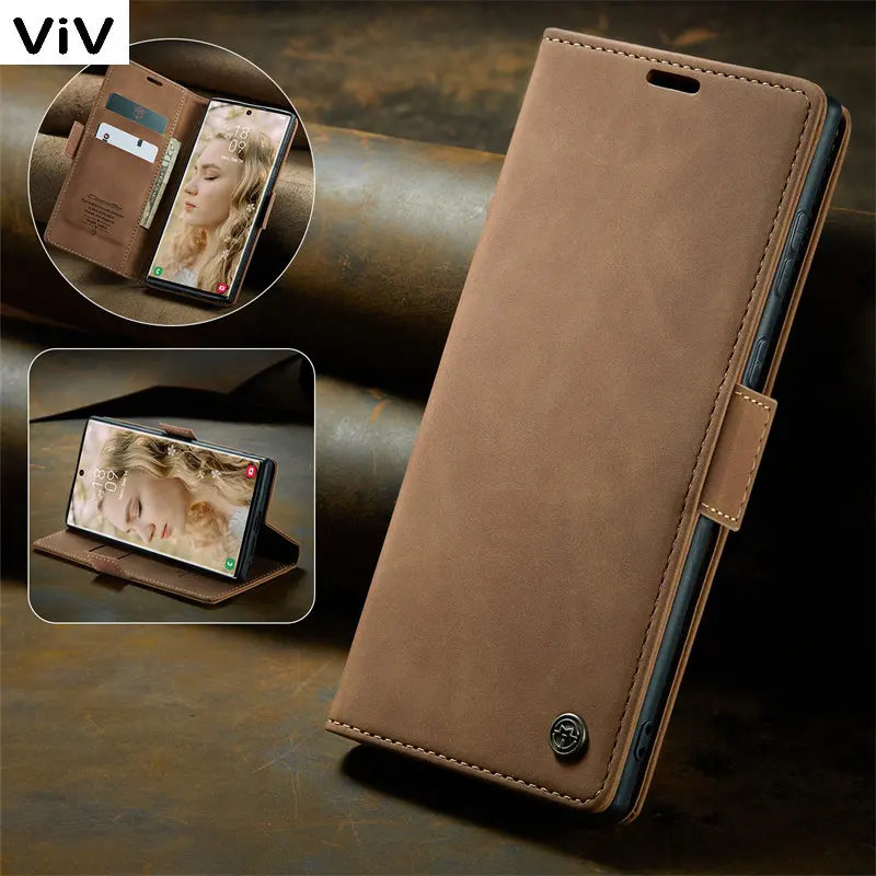 

New Note 10 Plus Case For Samsung M60s S23 Luxury Magnet Phone Wallet Flip Leather Note 10 Plus Case