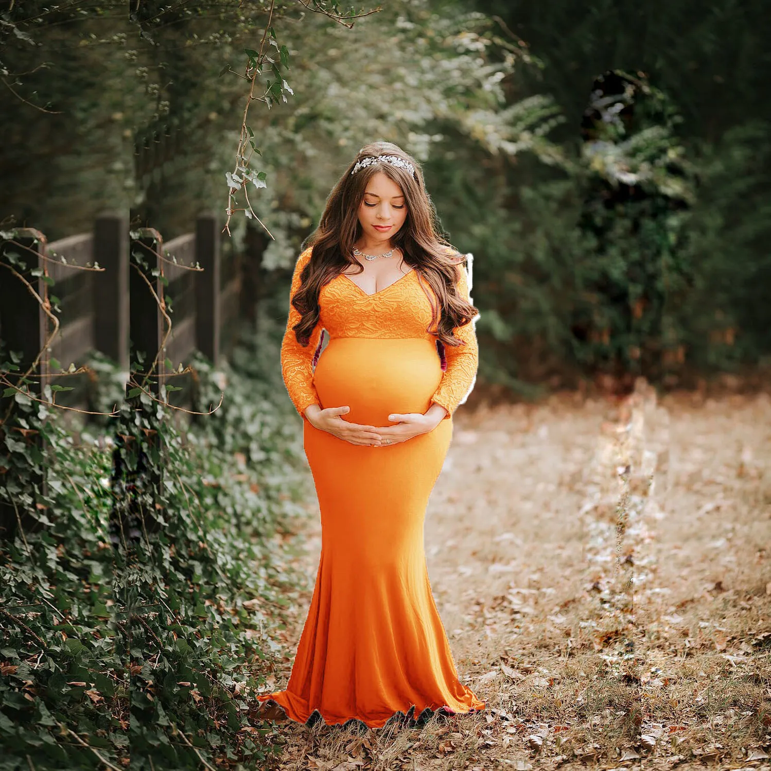 Classic Maternity Photography Props Maternity Dresses Off Shoulder Maternity for Photo Shoots Women Pregnancy Dresses 12 Se57cc08670944aa39c2639ccb48a877c7