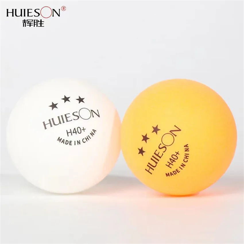 Huieson New Material Table Tennis Balls 3 Star 40+ ABS Ping Pong Balls Table Tennis Training Balls