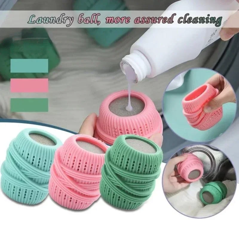 Reusable Laundry Cleaning Balls Anti-winding Clothes Washing Products Filter Hair Removal Cleaning Tools