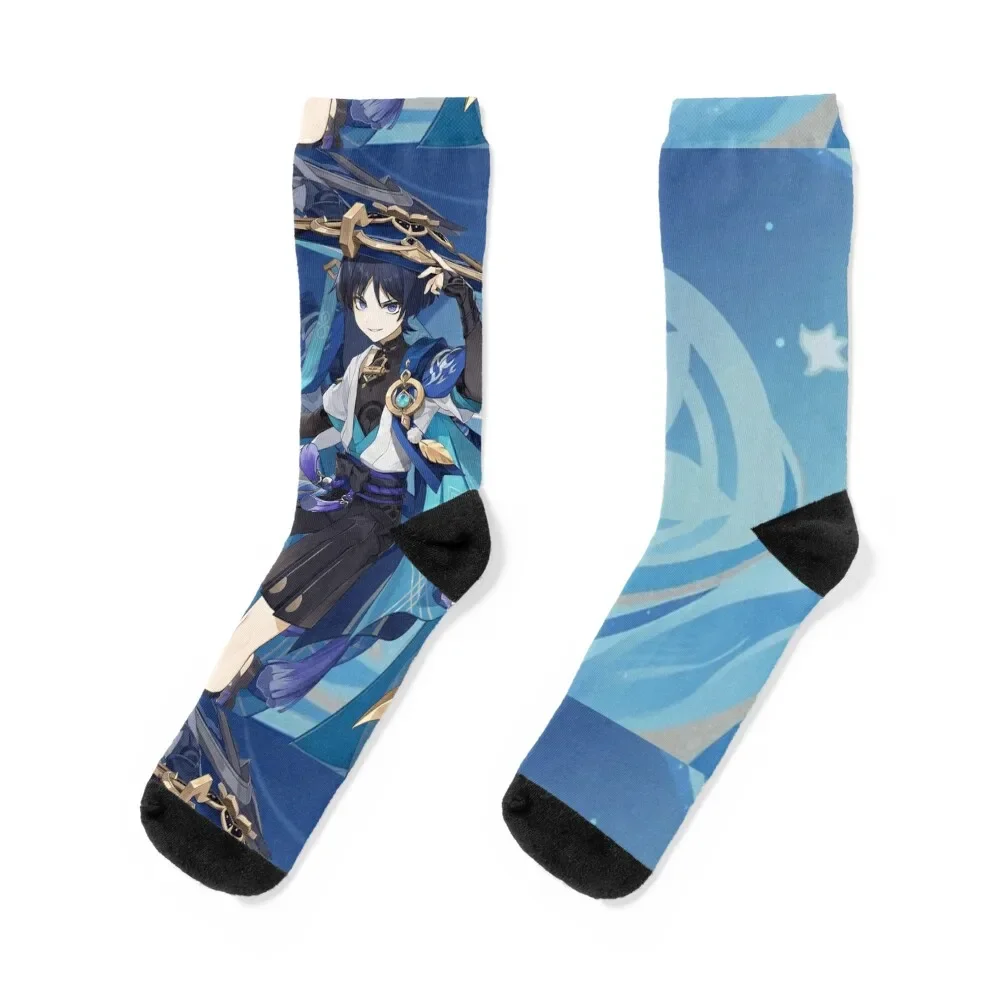 Wanderer ワンダラー Eons Adrift Genshin Impact Socks luxe ankle heated Socks Female Men's