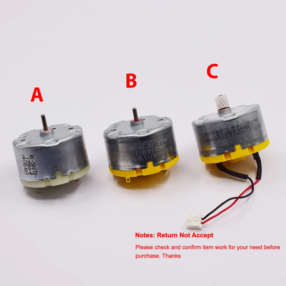 RK-500TB-13500 Micro Motore DC6V-12V 5600RPM Rotondo 32mm Spazzatrice Robot Pulitore Carbone Spazzolato RC500 Motore Elettrico