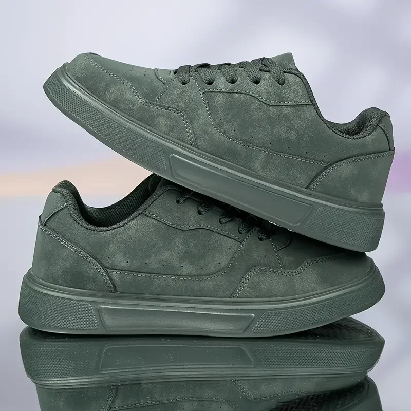Women's Fashionable Low-Top Sneakers - Comfortable, Non-Slip, Versatile White Sneakers with Lace-Up Closure 5