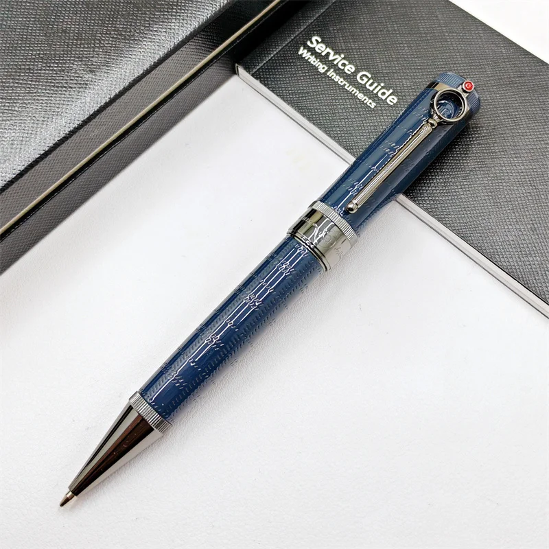 

Темно-синие шариковые авторучки MOM MB Writer Edition с серийным номером
