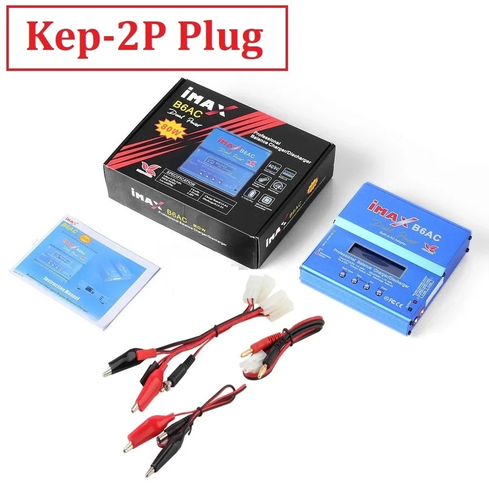 iMAX B6 AC RC Charger 80W B6AC 6A Battery Charger Lipo Nimh Li-ion Ni-cd Digital Balance With LCD Digital Screen