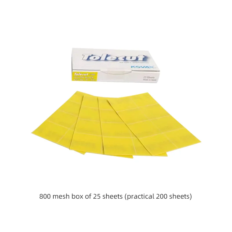 Polish Sand Paper Sandpaper Set Japan KOVAX Tolecut 8 Cuts Toleblock Sanding Automobile Polishing 800/ 1200/1500/2000/3000 Sandpaper