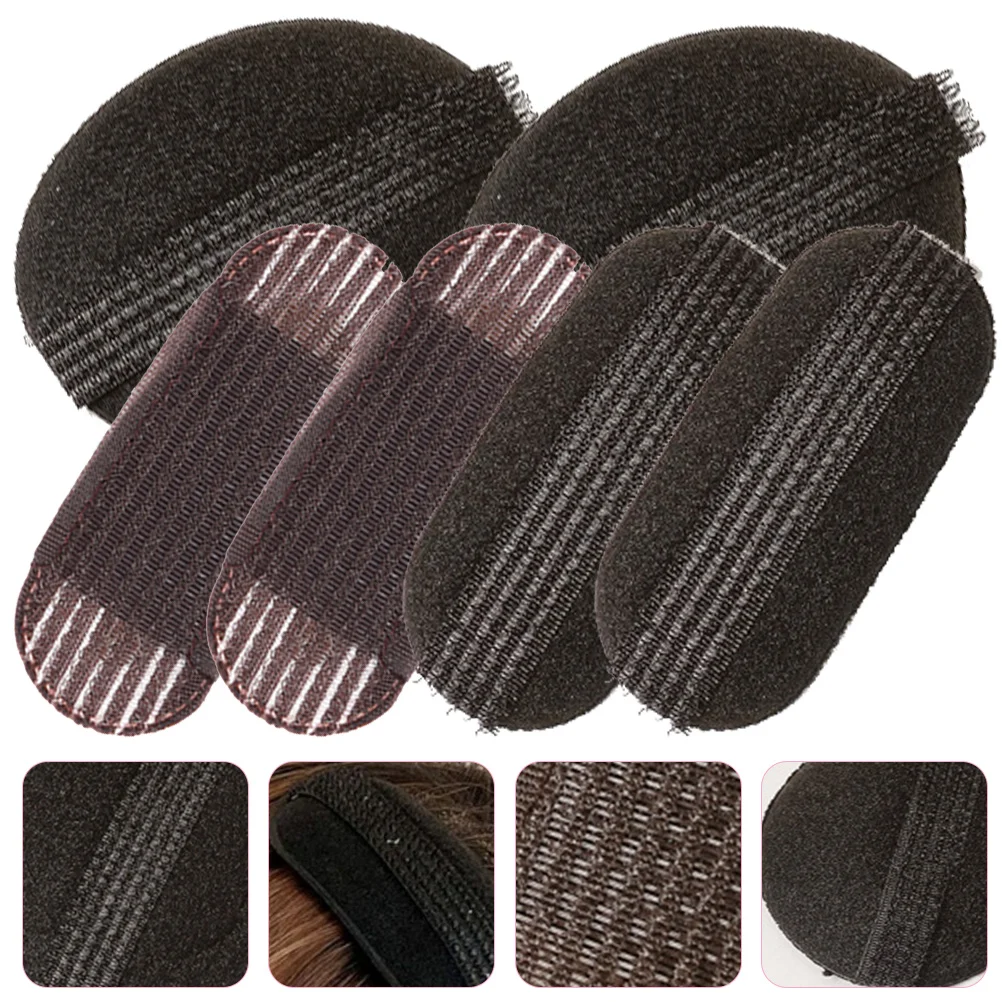 

Girls Hair Clips Fluffy Cushion Volume Bump Curler Styling Pad Women Accessory Bases Hairpin Miss