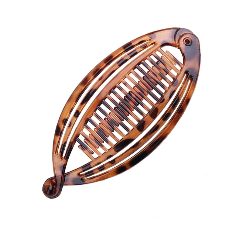 Mode Banana Clip Set Fisch Clip gewickelt Haar Einsatz Kamm Haar Seite Kamm Perlen Haar Clip Haar Kamm Kopfschmuck für Frauen – Detail 5