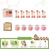 Judydoll Gift Box Full Makeup Set Long Lasting Eye Shadow Palette Lip Mud Powder Blusher Makeup Kit Full Professional 6