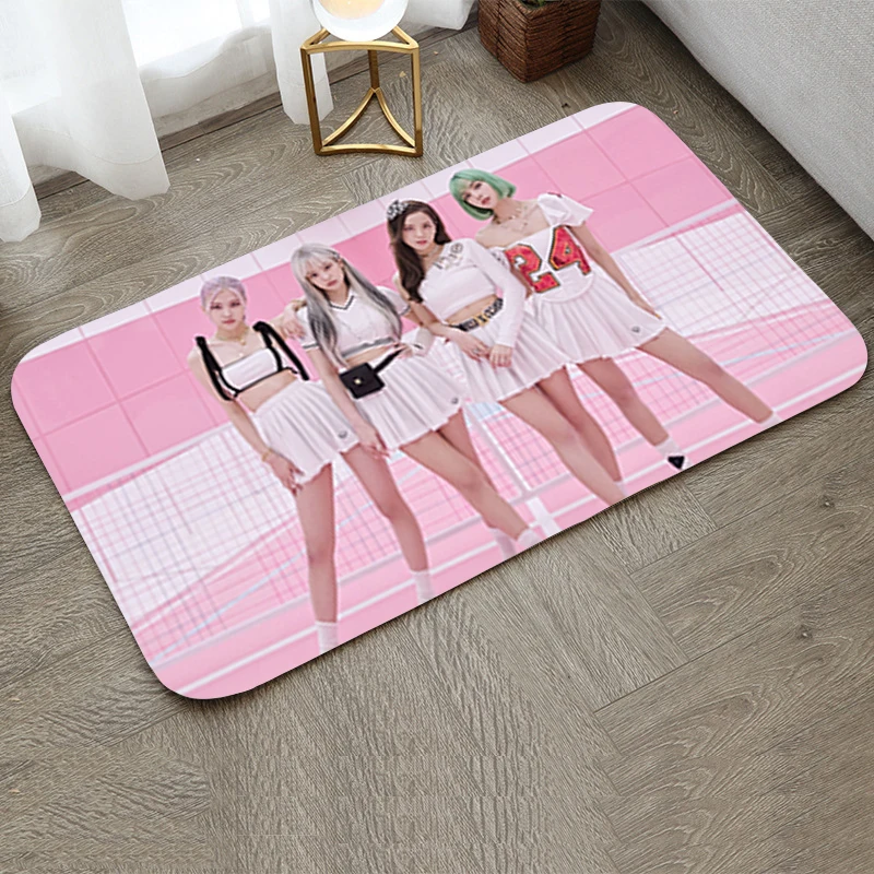 Room Mats KpopBlackpink Bathroom Rug Balcony Mat for Hallway Kitchen