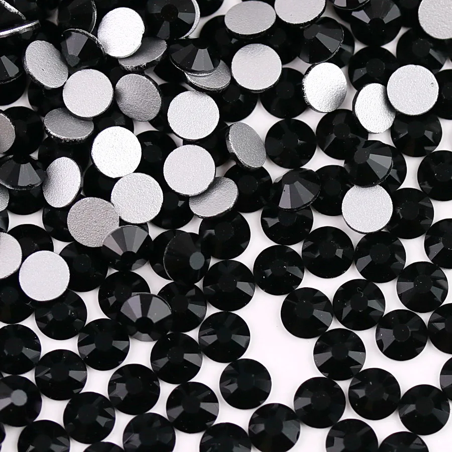 Elegant Assortment of Colorful Glass Crystal Flatback Rhinestones for DIY Nail Art and Crafts