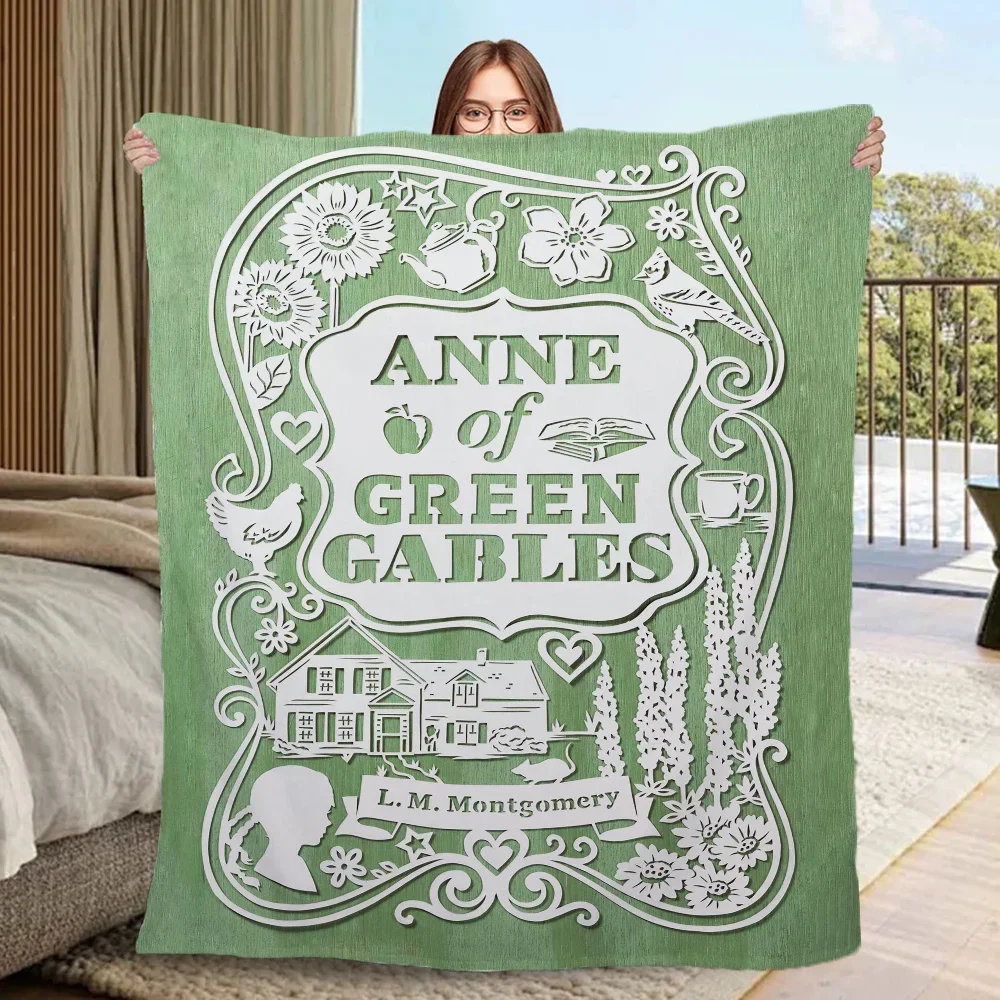 Children's Blanket Anne Of Green Gables Decorative Blankets for Sofa Blanket Bed Fluffy Soft Blankets & Throw King Size Cobija 2