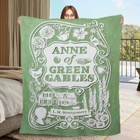 Children's Blanket Anne Of Green Gables Decorative Blankets for Sofa Blanket Bed Fluffy Soft Blankets & Throw King Size Cobija 2