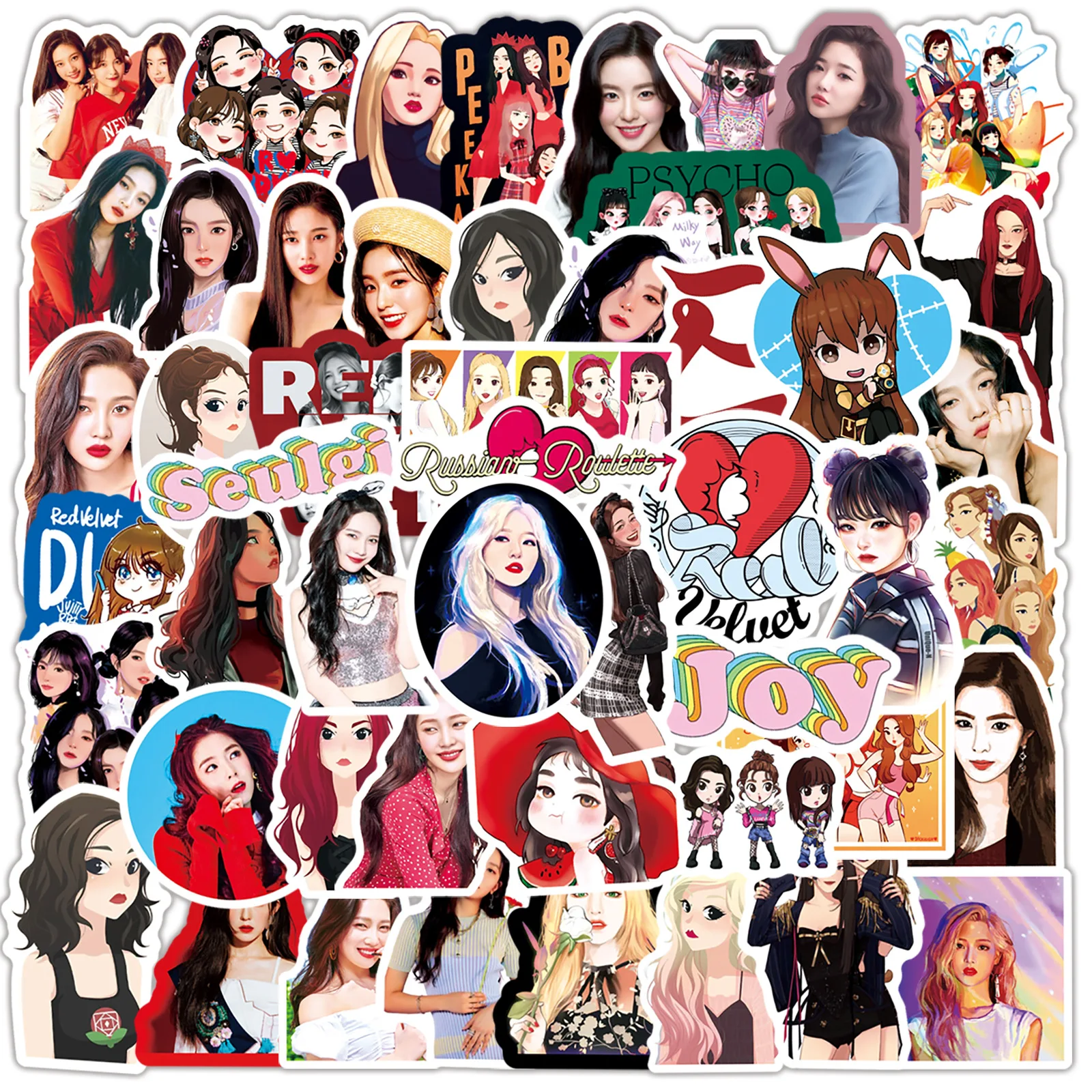 Рисунок 2 - Наклейки Kpop Звездные группы