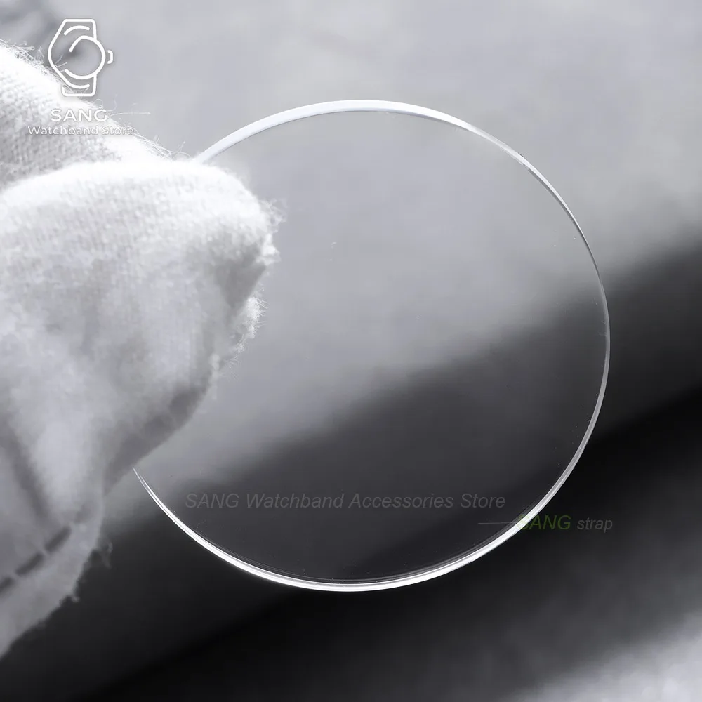 Premium Universal Sapphire Watch Glass Replacement - Flat Transparent Crystal Lens, Multiple Sizes & Thickness
