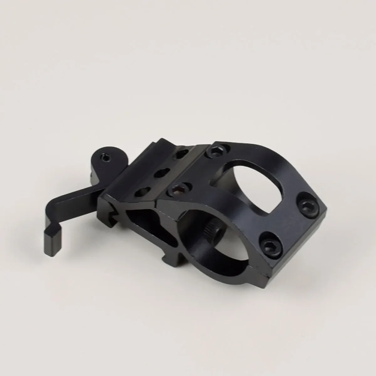 45 Ring Flashlight Holder Mount Fit 20mm Rail Light Laser With RSA GBB QD Quick Release 25.4mm 30mmBase Mount