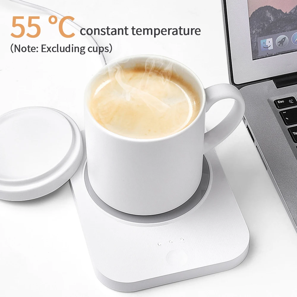 sem Fio Temperatura Constante Aquecimento Pad Mini Portátil Usb Caneca Aquecedor 55 Graus Celsius
