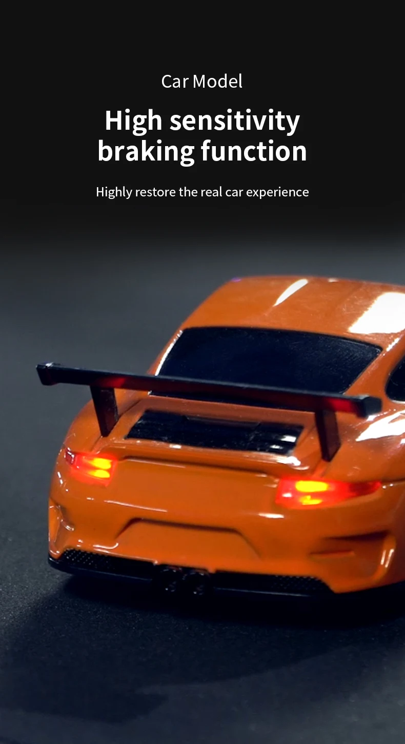 Upgraded 143 RC Drifting Car - High Speed 4WD Radio Control Mini Vehicle