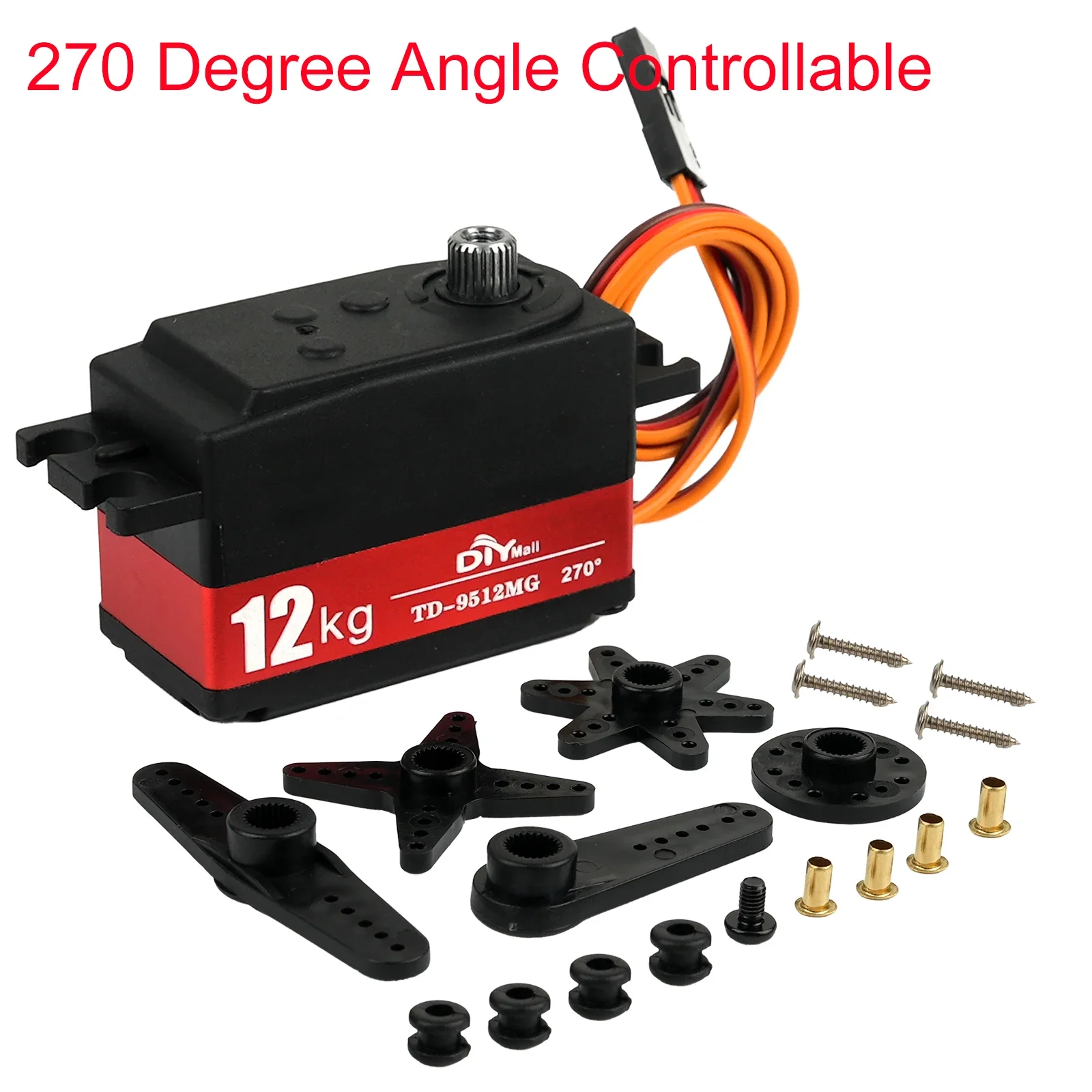 ラジコンデジタルサーボ 12 キロデジタルサーボ TD-9512MG 半金属 4.8v-7.4v