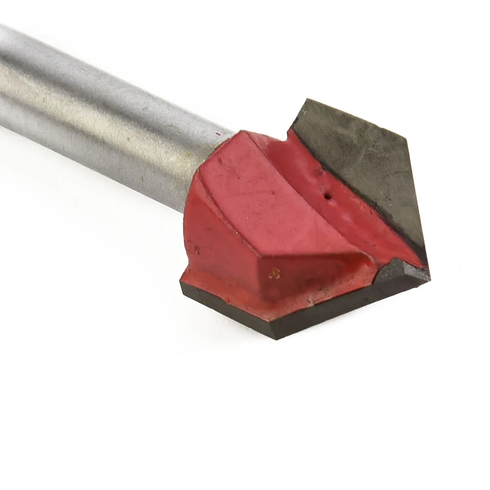 

1pcs 1/4" Shank 90 Degree V Groove Sign Lettering V-Groove V Grooving Router Bit 5/8"X 17.3mm For Woodworking Tools