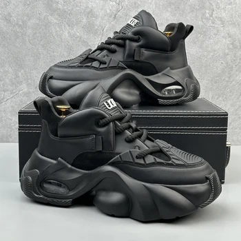 Thick Soled Men's Shoes,2025 Spring New Men's Increasing Shoes, Fashion Casual Sports Shoes 1
