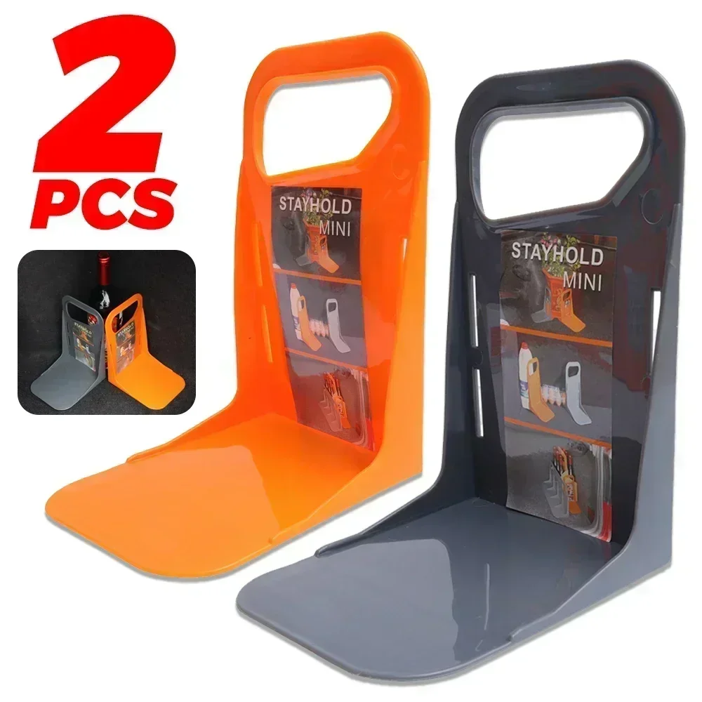 1pcs Multifunctional Car Back Auto Trunk Trunk Fixed Rack Holder Stand Anti Slip Plastic Baffle Luggage Anti Tilt Fixed Bracket