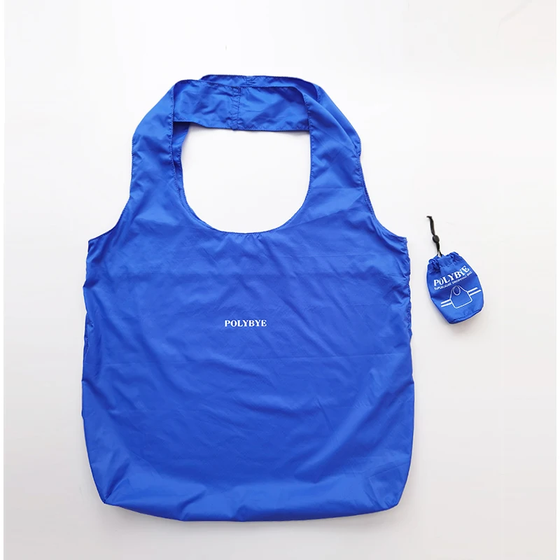 Polybye Super light Reusable Tote bag Eco-friendly Nylon Foldable Shopping Bag Handbag Grocery Bag Lunch Bag Recycle Bag 3