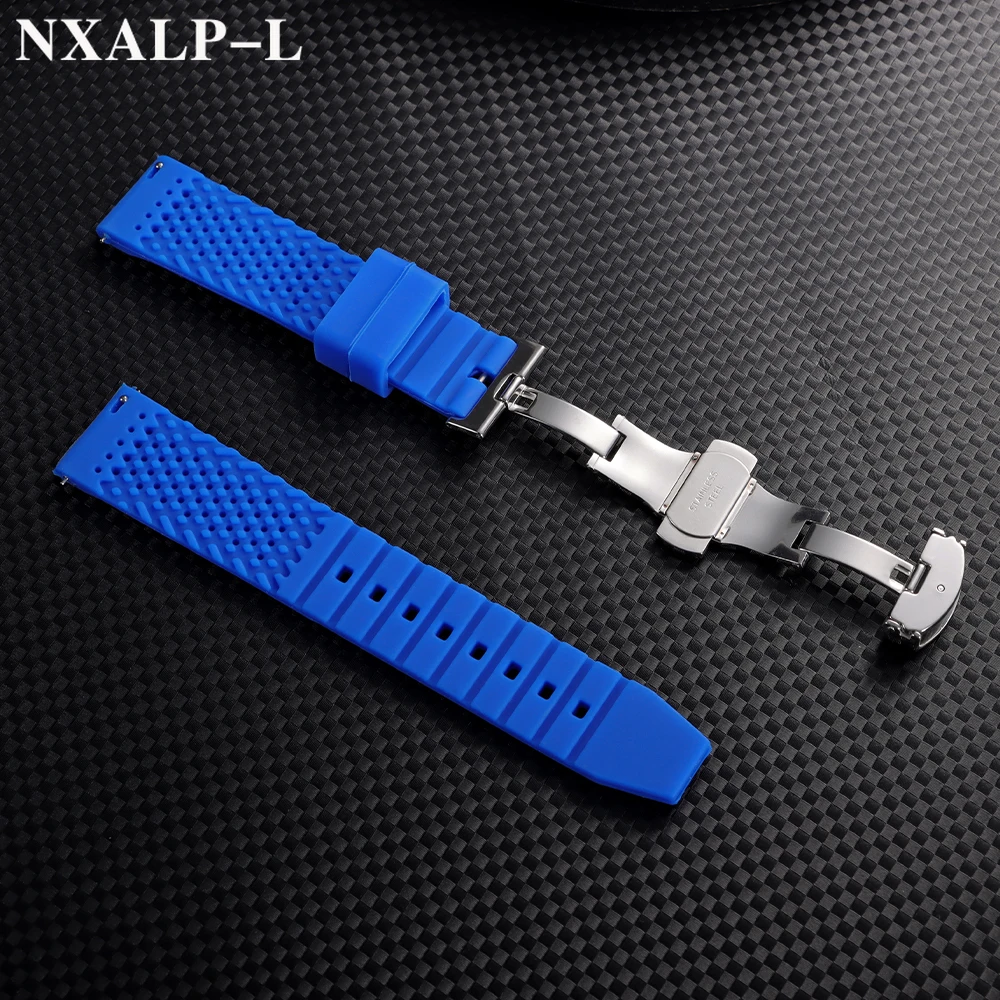 Breathable Silicone Quick Release Universal Watch Strap - Elegant Wristband