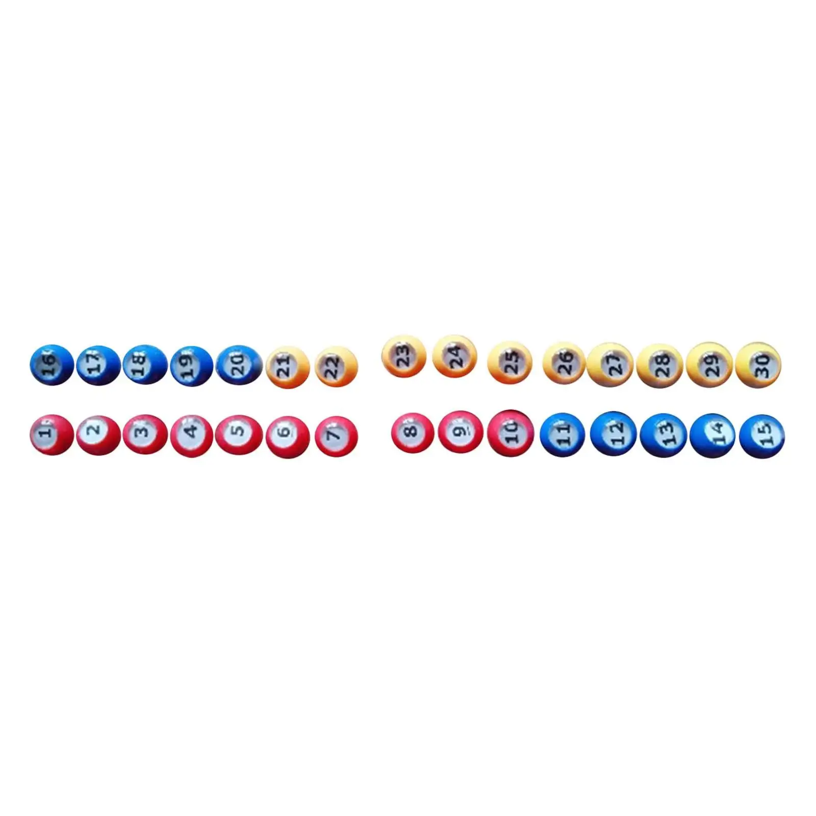 30x Bingo Ball Direct Replaces Tally Ball for Camping Regal Game Parties