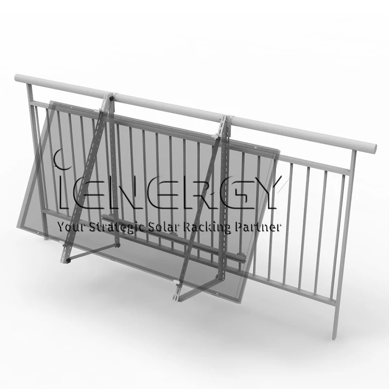 

Adjustable Balcony Bracket Solar Panel Installation Accessories Portable Metal Bracket Apartment Villa Home Power Generation New