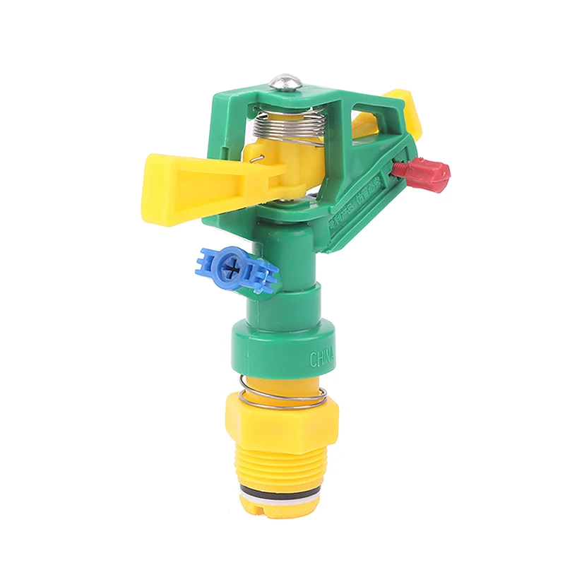 

Adjustable Garden Agriculture Watering Nozzle 3/4" Rocker Impact SprinklerLawn Irrigation Watering 360 Degrees Rotary Jet