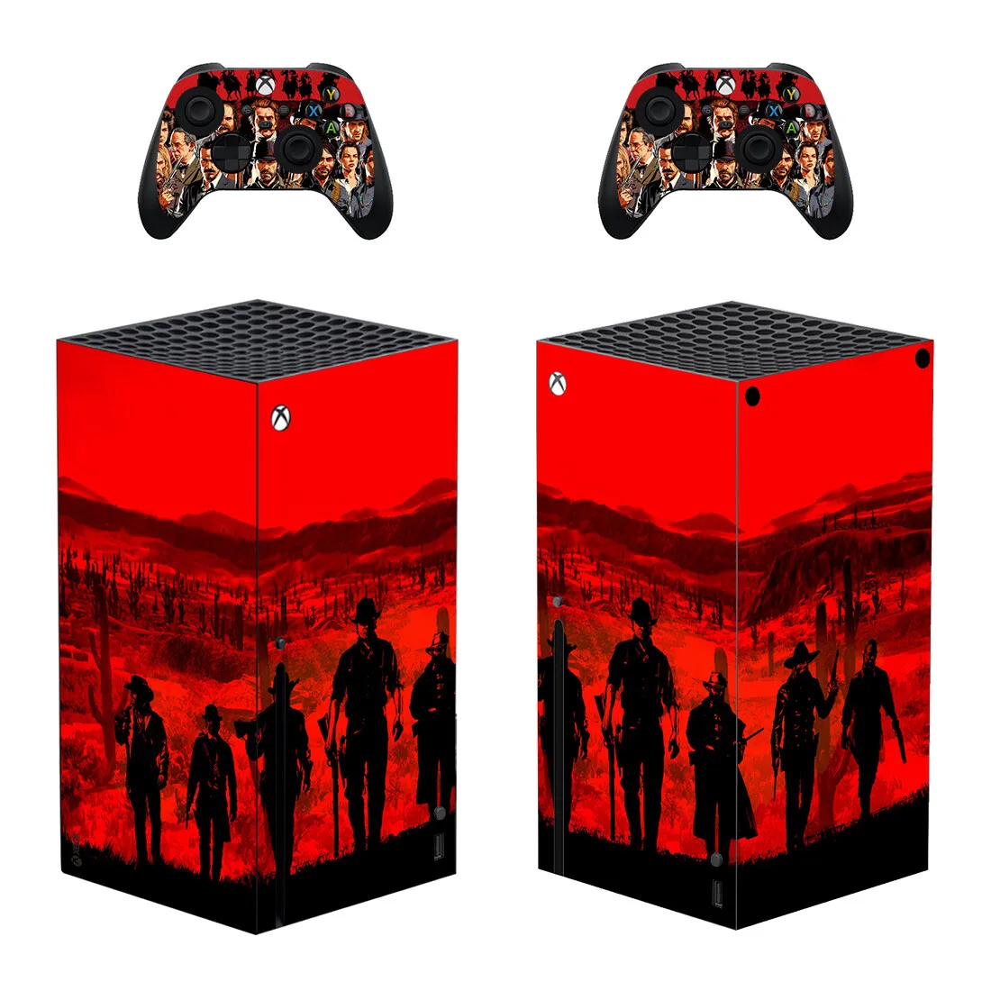 Red Dead Redemption 2 Skin Sticker Decalcomania Cover Per Xbox Series X Console E 2 Controller Skin Vinyl
