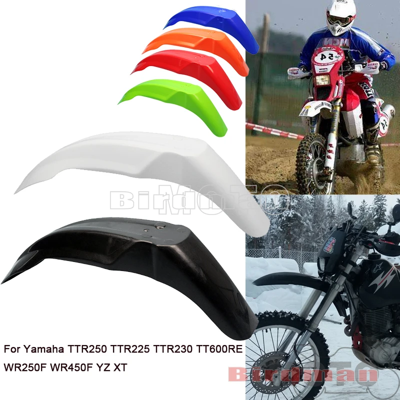 7 Colori Dirt Bike Off Road Mx Parafango Anteriore Carrozzeria Parafango Copertura Per Honda Kawasaki Yamaha Wr Yz Ttr Wrf 125 250 450 426 500