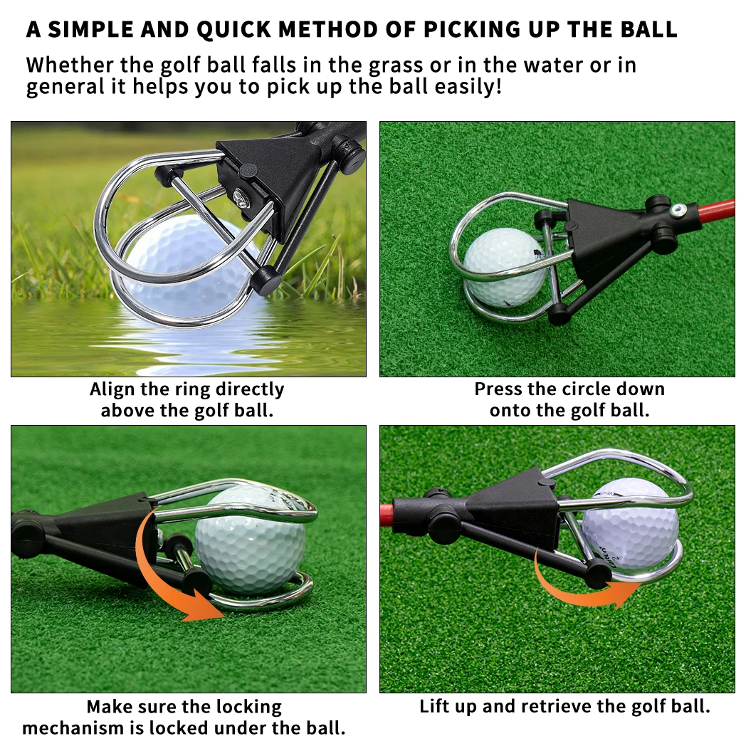 Retractable Portable Golf Ball Picker 5