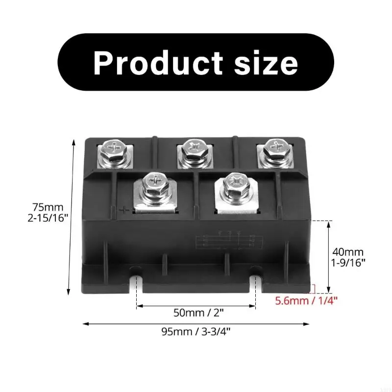 【Big-promotion】 X9FA 3 Phase Diode Module Rectifier 200A 1600V Bridge ...