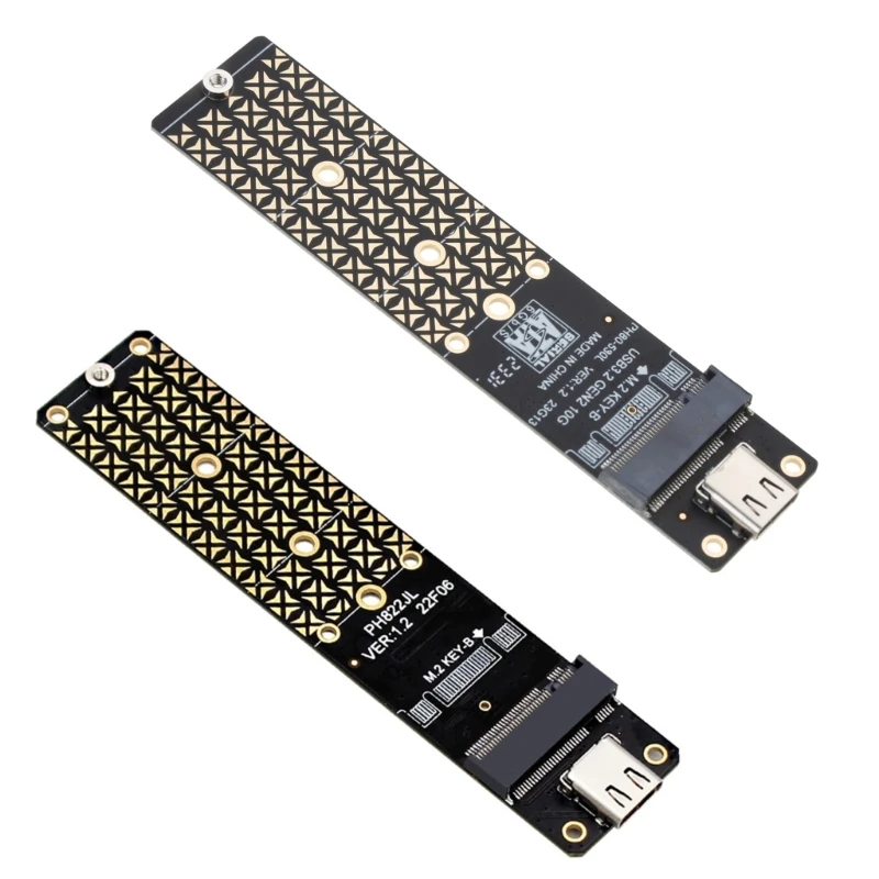 

Адаптер преобразователя JMS58 NGFF для. 2 на USB3.1 Type-C, поддержка Sata3 6 Гб USB3.1, Прямая поставка