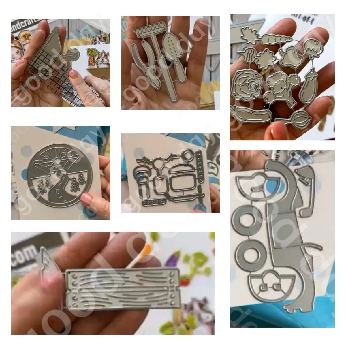 

2023 New Arrival Vegetables and Cars Metal Cutting Dies Scrapbook Diary Decoration Embossing Template Diy Greeting Card Handmade