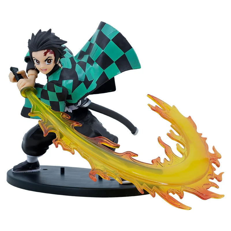 Figurines D'action Tanjiro, Zenitsu, Inosuke - Kimetsu No Yaiba - 16 Cm En PVC - Pack De 3 Pour Collection