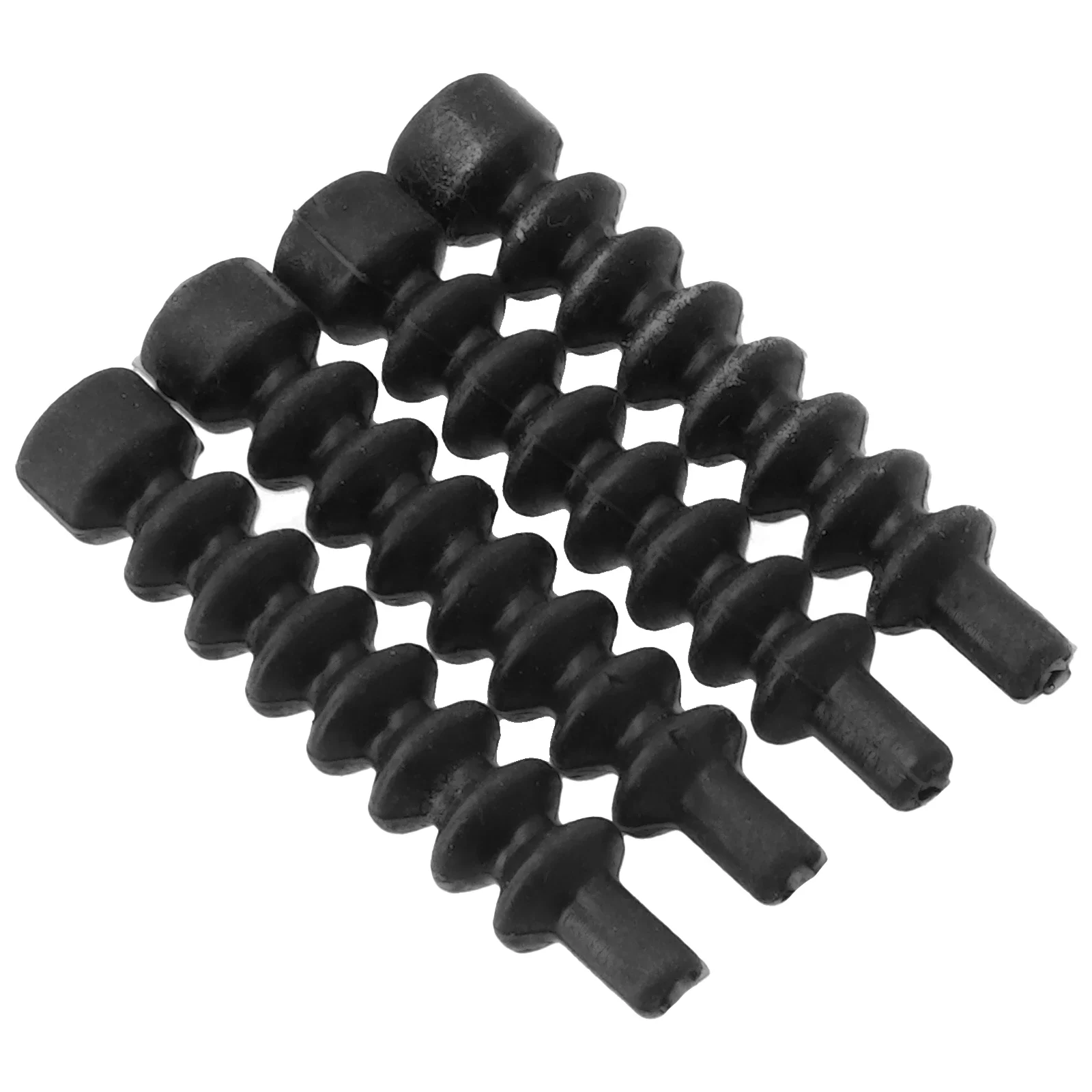 4pcs Rubber Gaiter For Bicycle V-Brake Cable Noodle Boot Dust Cover Disc Brake Dust Covers Waterproof Brake Line Tube Protector