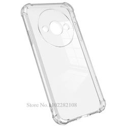 Soft Silicone Transparent Shockproof Phone Case - Stylish Back Cover s for Redmi A3 (A3X) (Transparent Case)