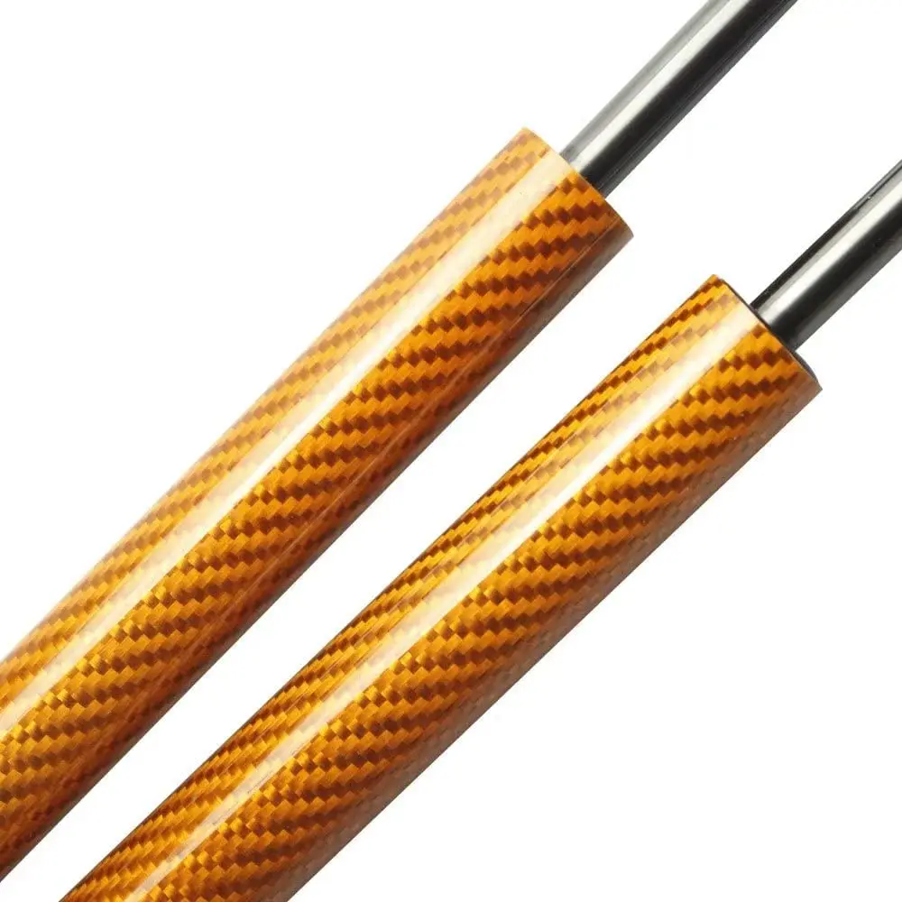 Front Bonnet Gas Struts For Skoda For Karoq NU7 2017-2023 Front Hood Bonnet Modify Gas Struts Shock Damper Lift Supports Absorber Prop Rod Arms Gas Struts Bonnet (Color : BK Carbon Fiber