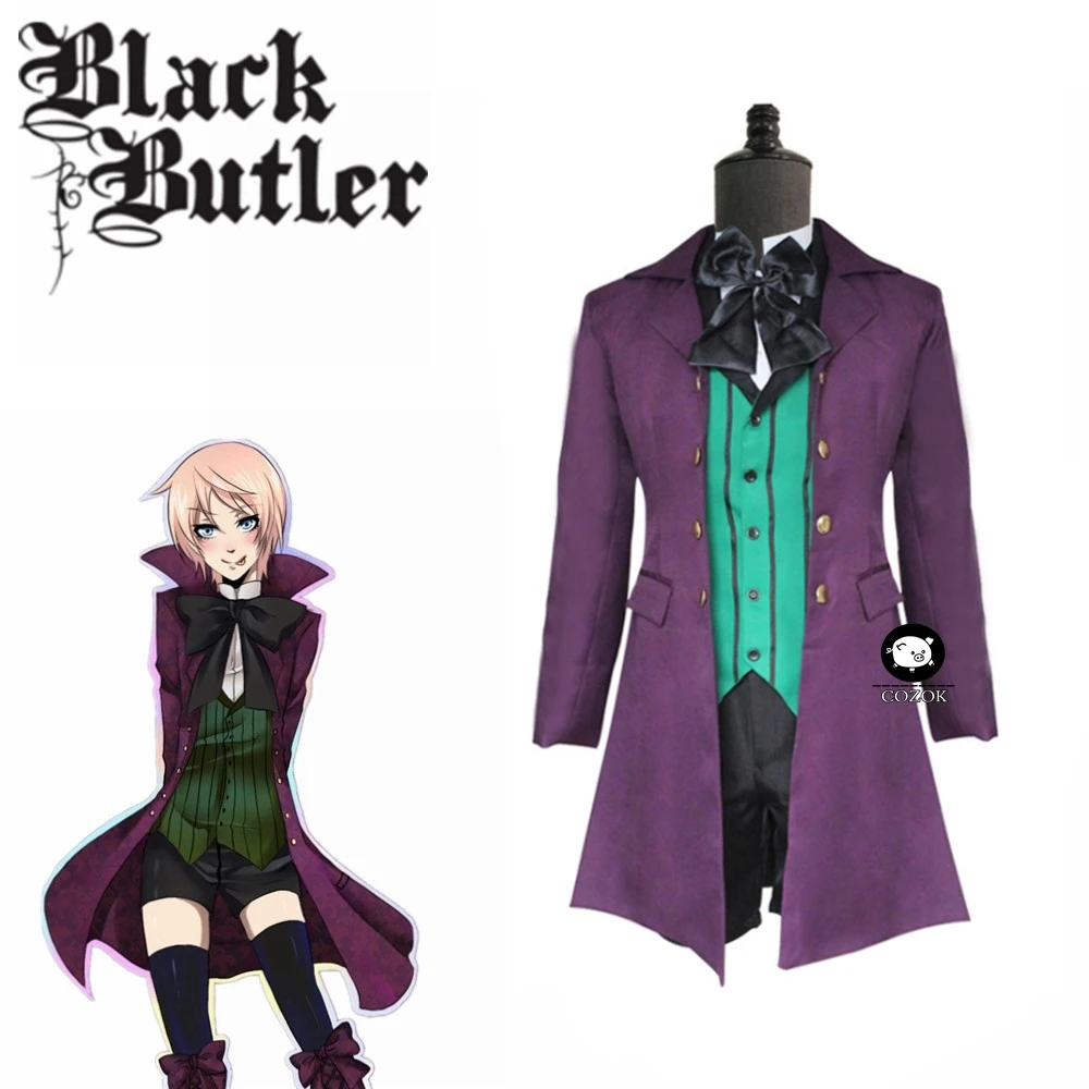 

Anime Black Butler Alois Trancy Cosplay Costume Black Butler Season 2 Earl Alois Trancy Cosplay Set Uniform Complete Outfit