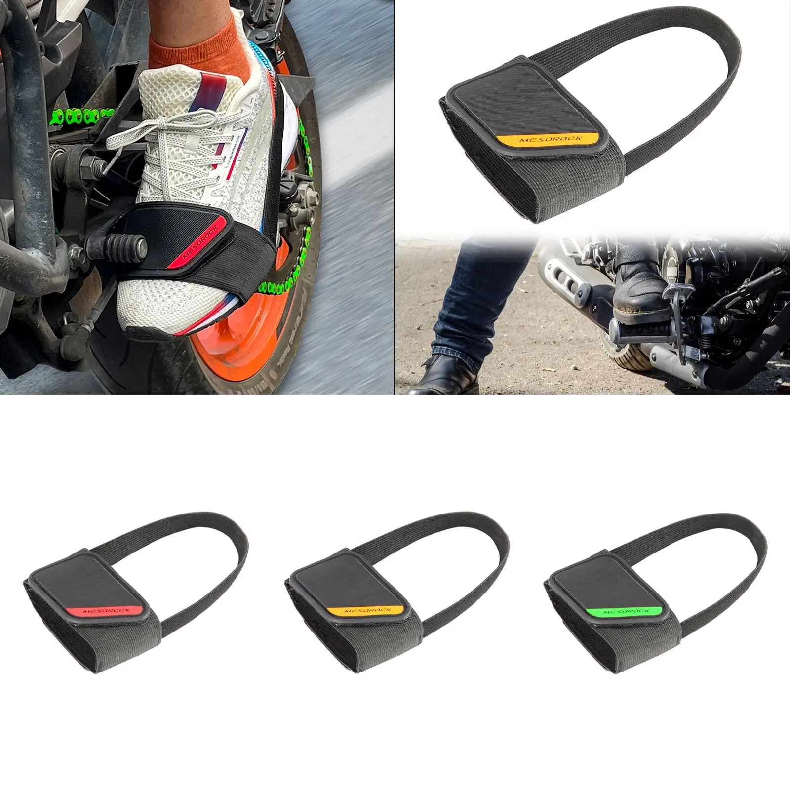 Motorcycle Shift Shoe Cover Useful, Men Women Easy to Wear Durability, Portable Wear Resistant Motorbike Shift Pad Protective