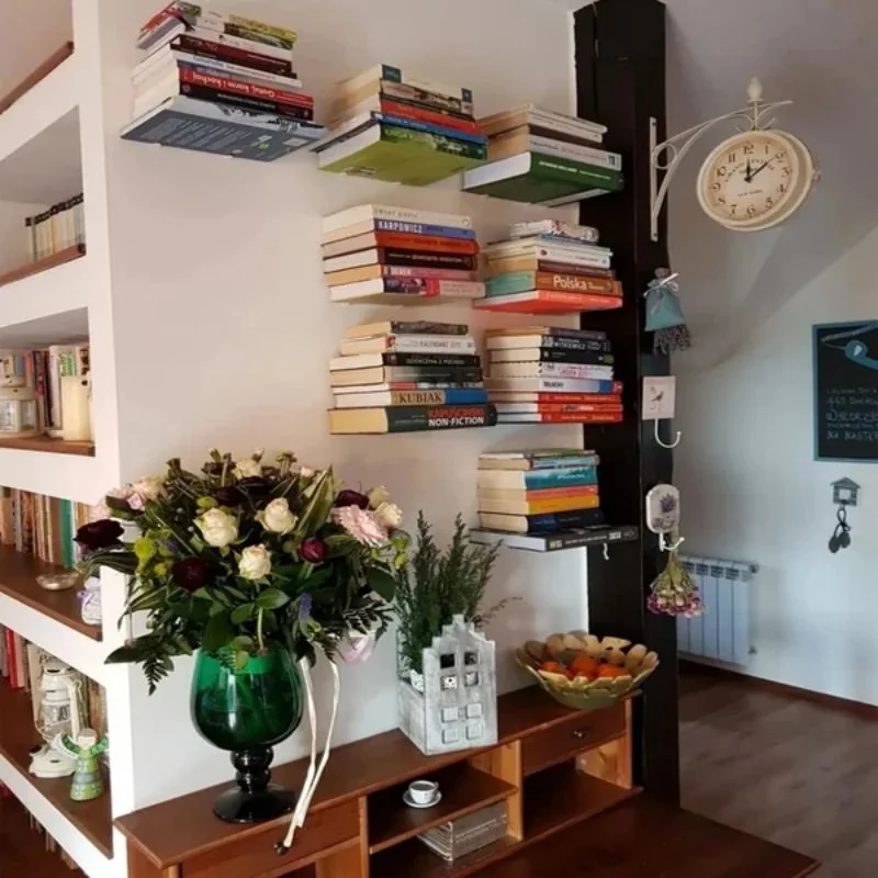 Floating bookshelf deals